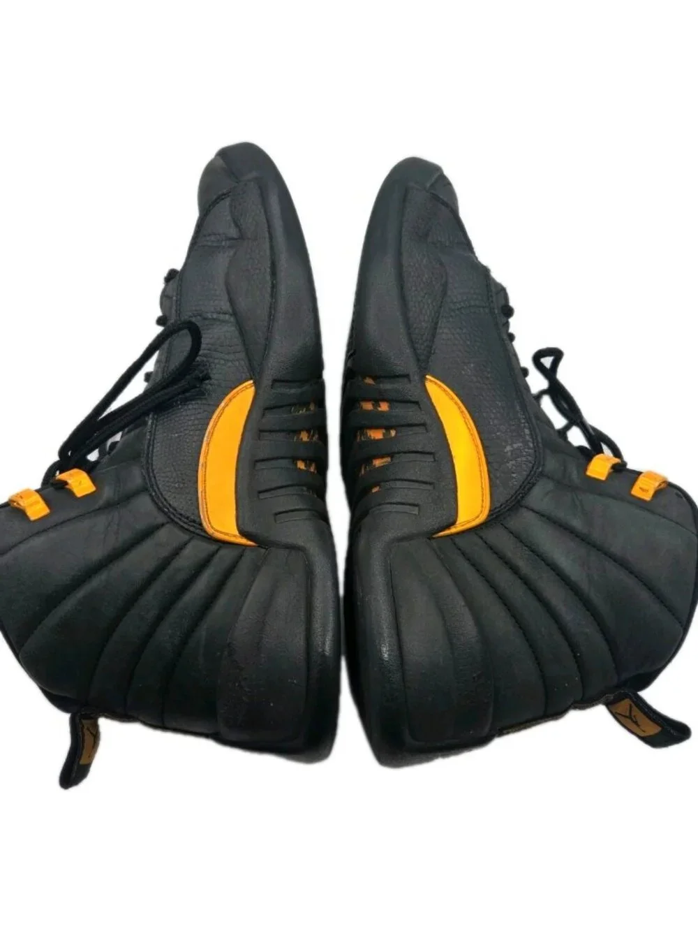 Air Jordan 11 Black Yellow Leather Sneaker Gold Taxi Size 11 CT8013-071
